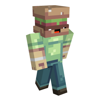 Burger Burger Man Minecraft Skin