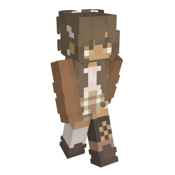 Schoolgirl Brown Minecraft Skin