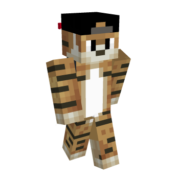 Swag Tiger Cool Minecraft Skin