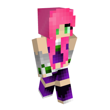 Alien Pink Minecraft Skin