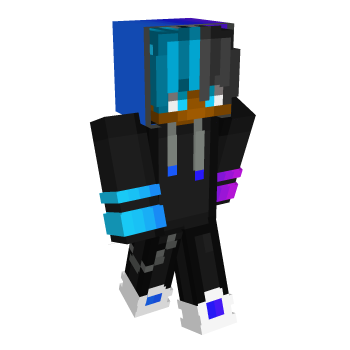 Blue Purple Minecraft Skin