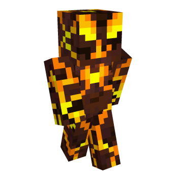 Fire Monster Minecraft Skin