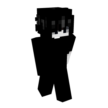 Emo Black Minecraft Skin