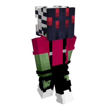 Spider Mask Minecraft Skin