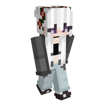 White Flowers Minecraft Skin