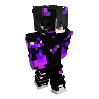 Hair Black Minecraft Skin