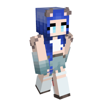 Water Blue Minecraft Skin