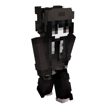 Black Creepy Minecraft Skin