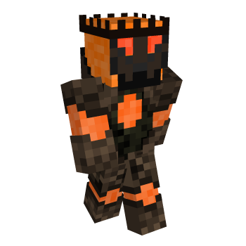 Lava Halloween Minecraft Skin