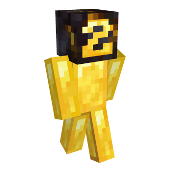 Number Font Gilded Blackstone Minecraft Skin