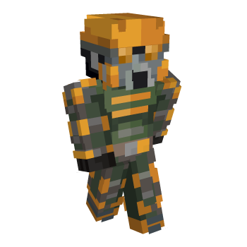 Robot Work Safety Helmet Minecraft Skin
