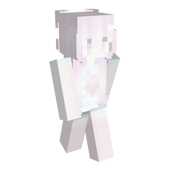 White Hair All White Minecraft Skin