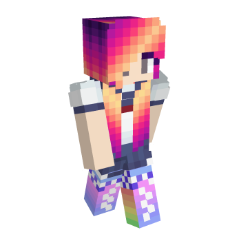 Sunset Girl Girl Minecraft Skin