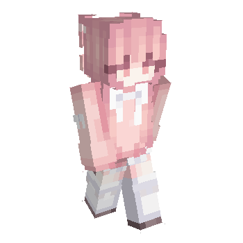 Pink Kawaii Minecraft Skin