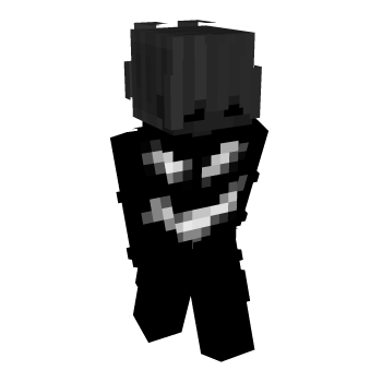 Slim Hair Black Minecraft Skin