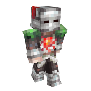 Videogame Medieval Minecraft Skin