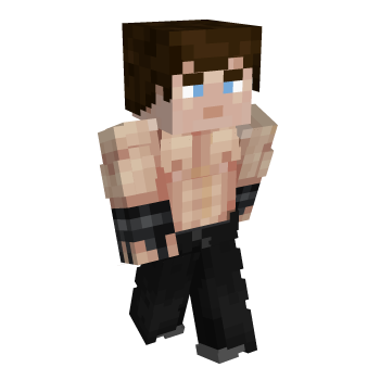 Blue Eyes Brown Hair Minecraft Skin