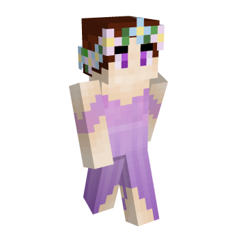 Flower Dress Minecraft Skin