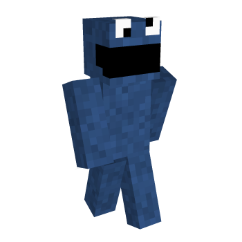 Cookie Monster Minecraft Skin