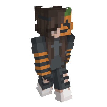 Sneakers Pumpkin Minecraft Skin