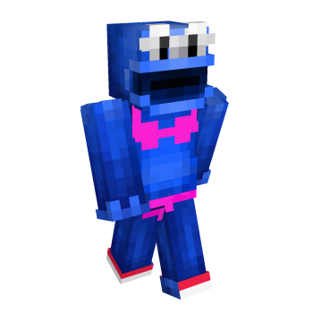 Bikini Cookie Monster Minecraft Skin