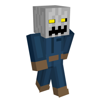 Villain White Pumpkin Minecraft Skin