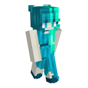 Aqua Squid Minecraft Skin