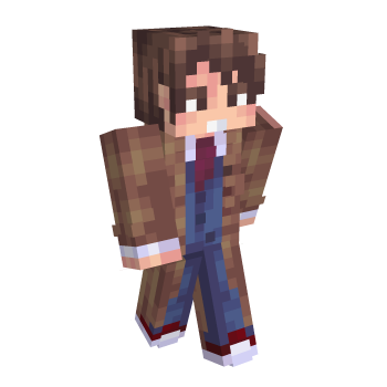 Hair Brown Minecraft Skin