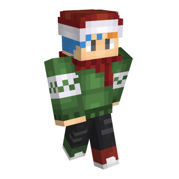 Light Blue Swag Minecraft Skin