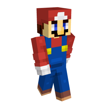 Red Super Mario Bros Minecraft Skin