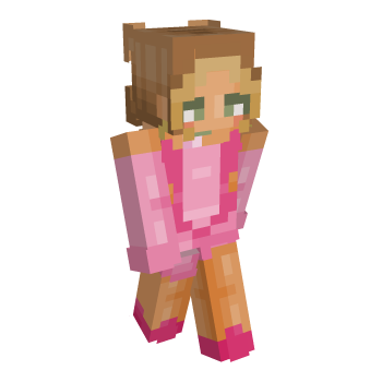 Nature Pink Minecraft Skin