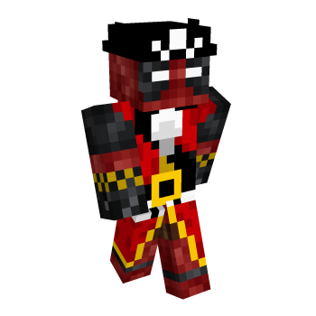 Deadpool Pirate Minecraft Skin