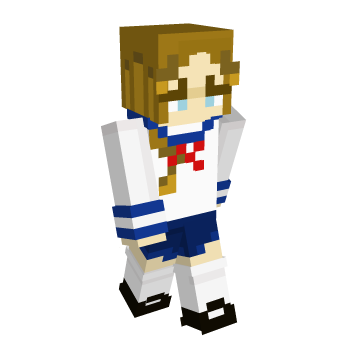 School Girl Academia Minecraft Skin