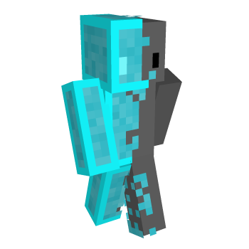 Blue Glow Minecraft Skin