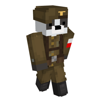 Panda Soldier Minecraft Skin
