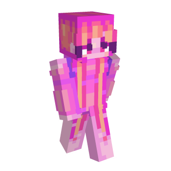 Vaporwave Aesthetic Minecraft Skin
