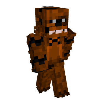 Freddy Fazbear Scary Minecraft Skin