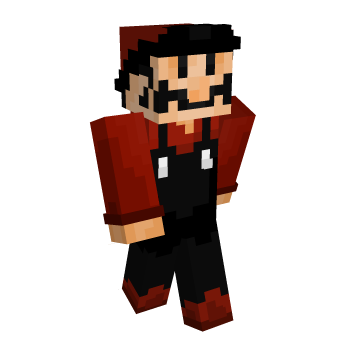 Red Nintendo Minecraft Skin