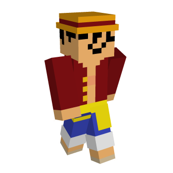 Luffy Onepiece Minecraft Skin