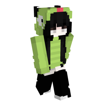 Female Green Minecraft Skin