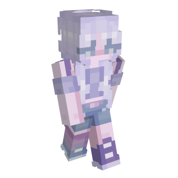 Cyan Pink Minecraft Skin