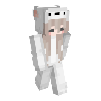 Girl White Minecraft Skin - Laby
