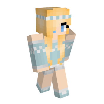 Light Blue Minecraft Skin