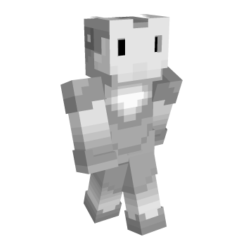 Iron Man White Minecraft Skin
