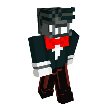 Hair Black Deltarune Minecraft Skin