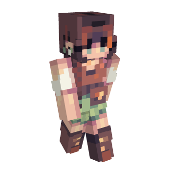 Girl Braid Minecraft Skin
