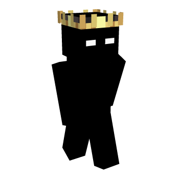 Crown White Eyes Minecraft Skin