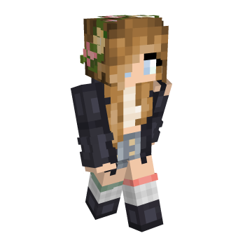 Backpack School Girl Minecraft Skin