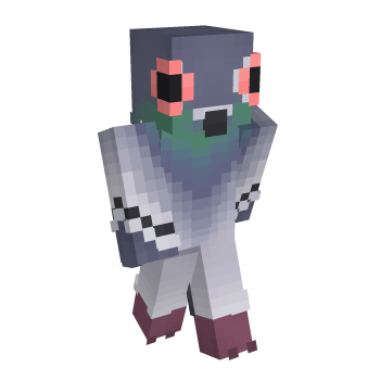 Pigeon Bird Minecraft Skin