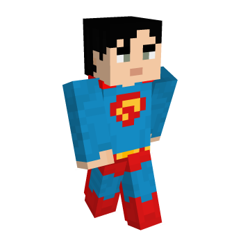 Superman Superhero Minecraft Skin
